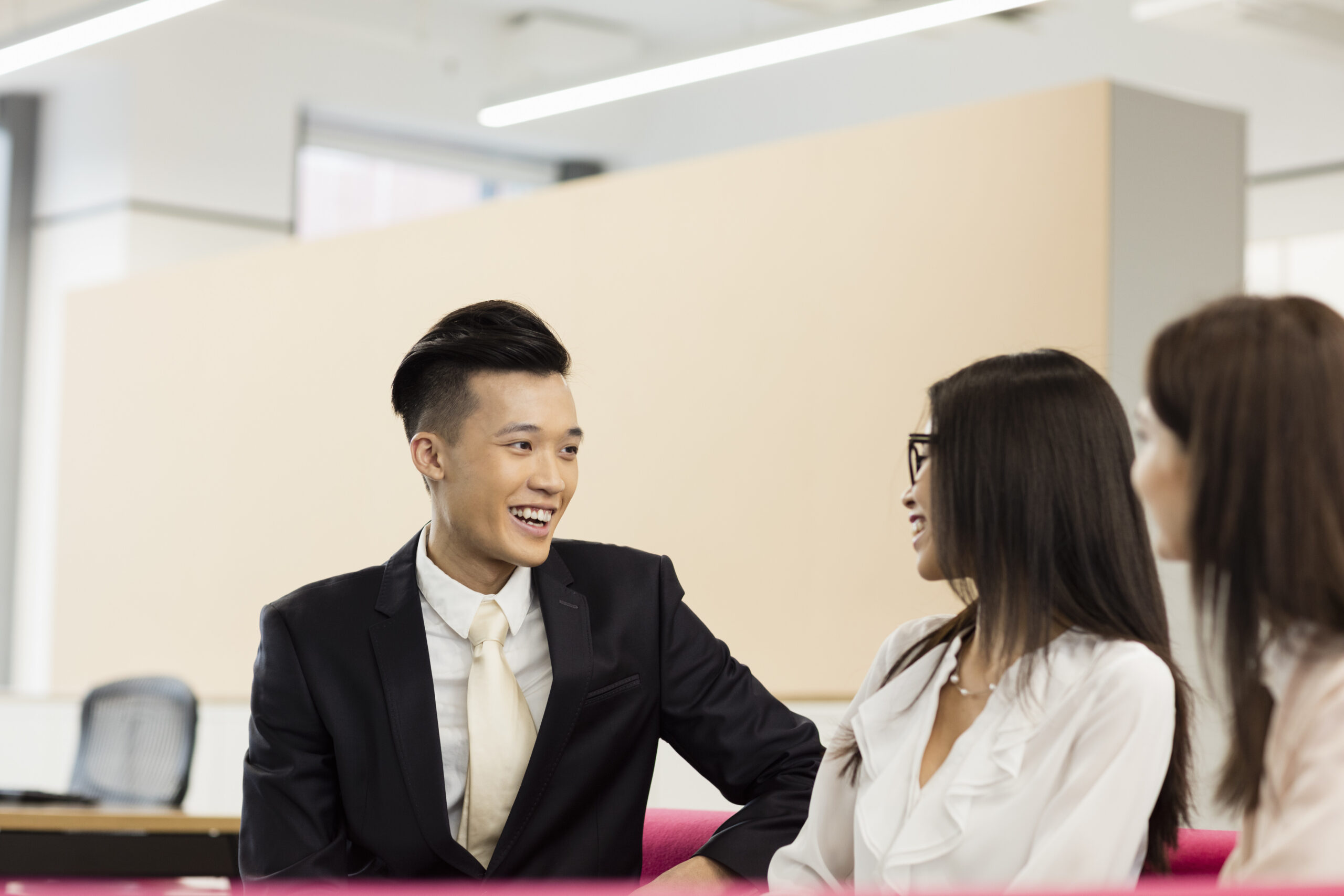 A young professional getting into sales